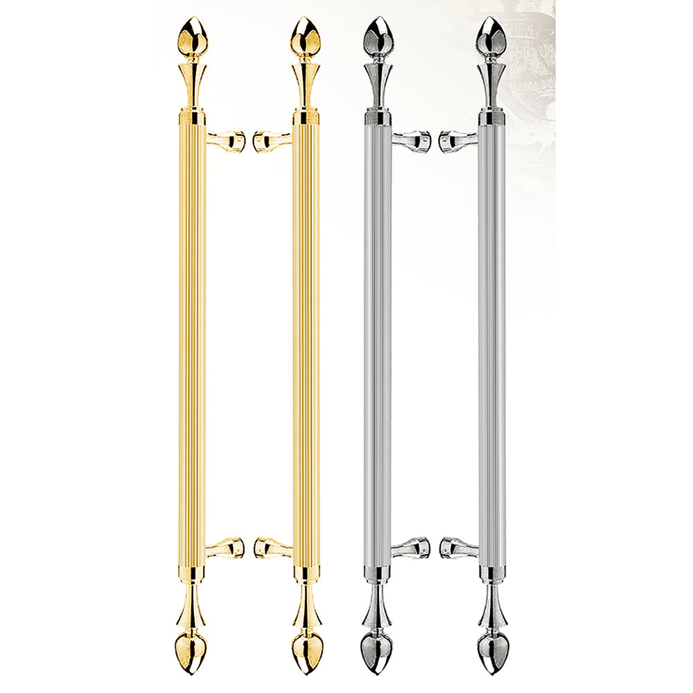 Raytel Minimalist and Elegant Architectural Sculptured Door Pull Handle for Wood Glass Fiberglass Metal door RT381B