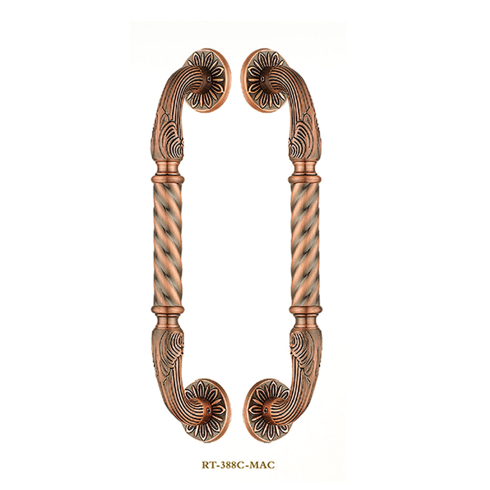 Raytel Classic Solid Brass Architectural Sculptured Door Pull Handle RT388C