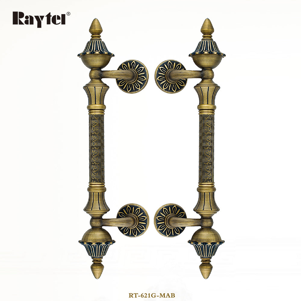 Raytel Classic Solid Brass Architectural Sculptured Door Pull Handle RT621G