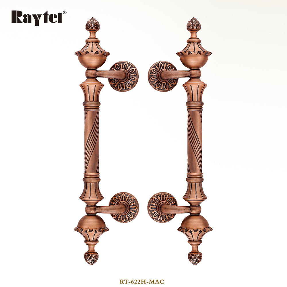 Raytel Classic Solid Brass Architectural Sculptured Door Pull Handle RT622H