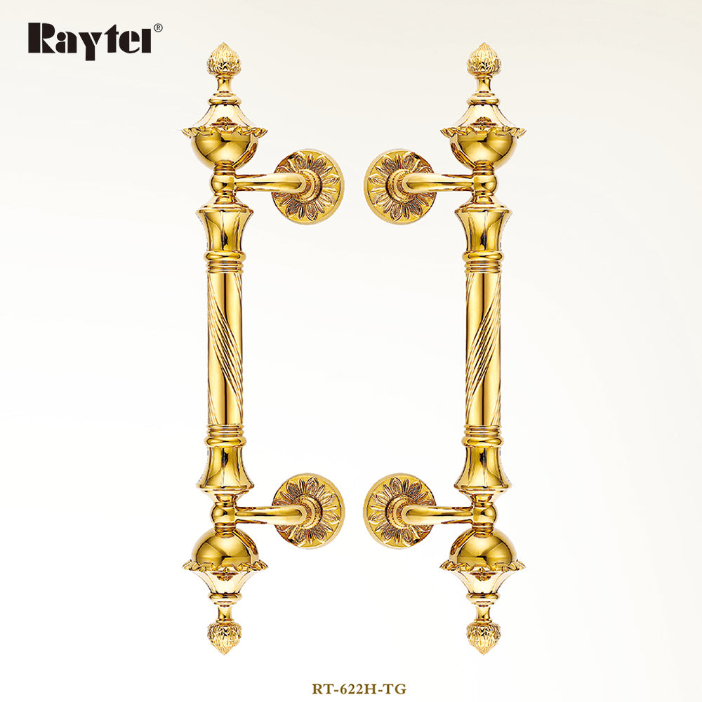Raytel Classic Solid Brass Architectural Sculptured Door Pull Handle RT622H