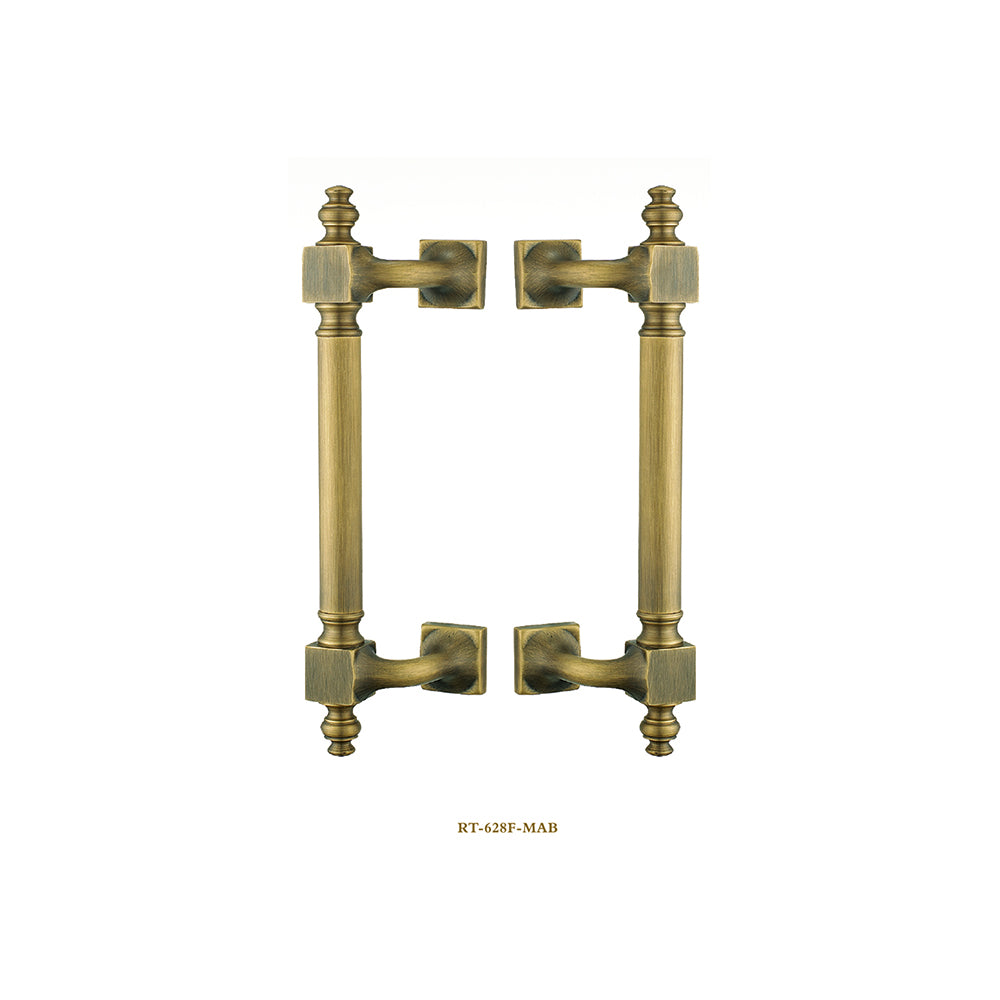 Raytel Classic Solid Brass Architectural Sculptured Door Pull Handle RT628
