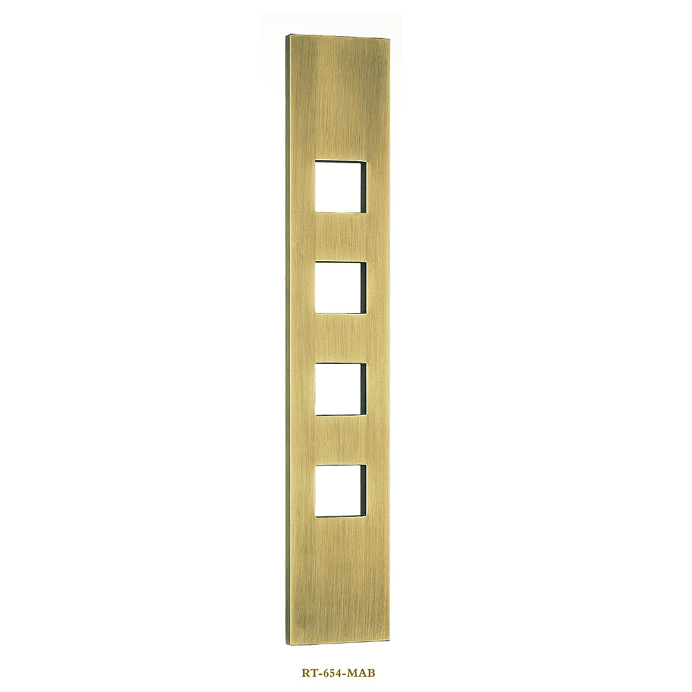 Raytel Heritage Solid Brass Exquisite Sculptured Sliding Door Handle RT654