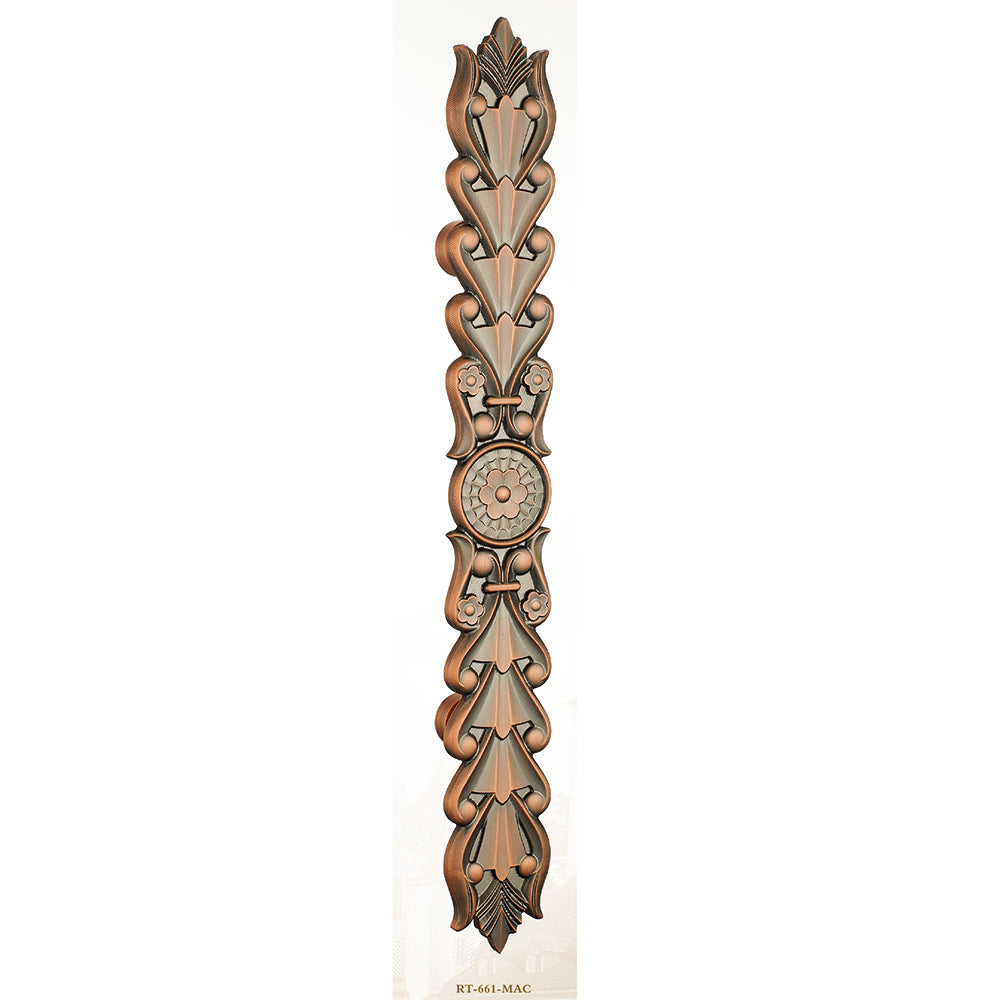 Raytel Antique brass Exquisite Sculptured Sliding Door Handle RT661