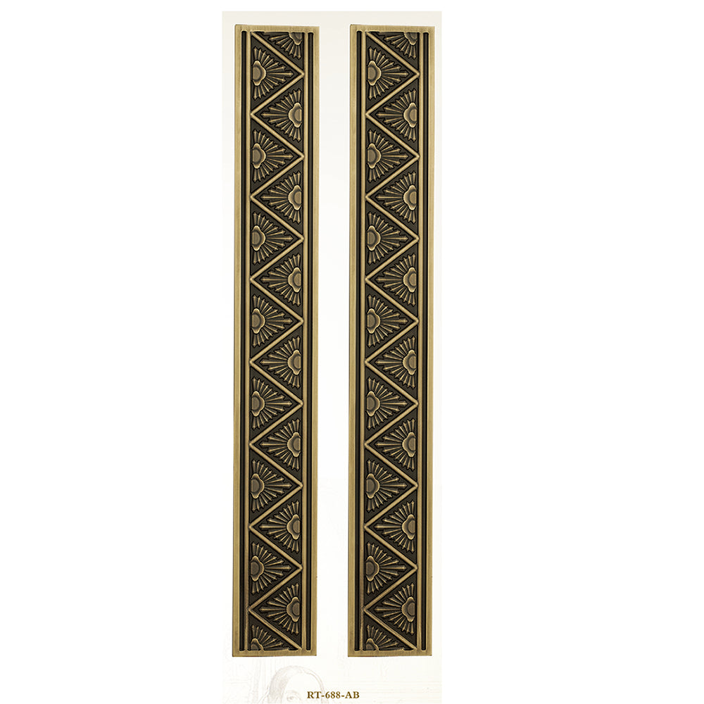 Raytel Solid Brass Exquisite Sculptured Sliding Door Handle RT688