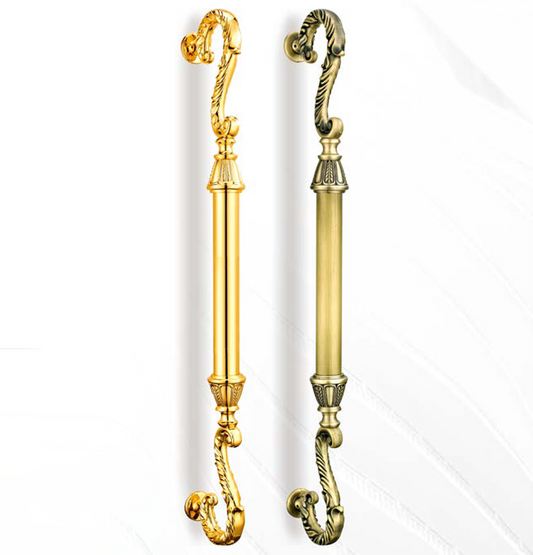 Raytel J Shape Solid brass Exquisite Sculptured Pull Handle for Commercial Door RT706