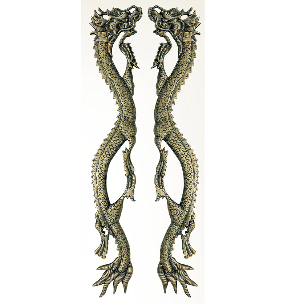 Raytel Dragon Shape Solid Brass Door Pull Handle available in all finishes RT333