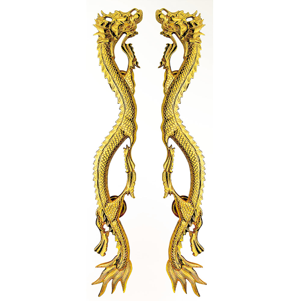 Raytel Dragon Shape Solid Brass Door Pull Handle available in all finishes RT333