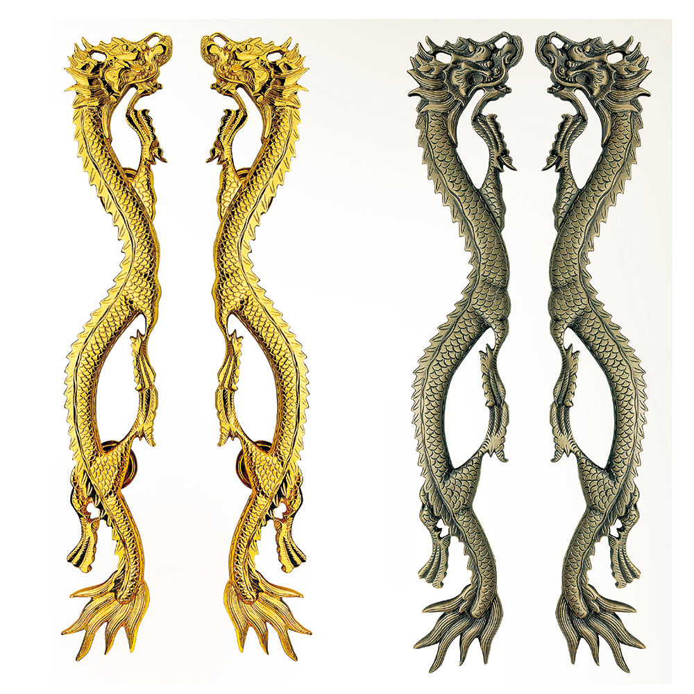 Raytel Dragon Shape Solid Brass Door Pull Handle available in all finishes RT333