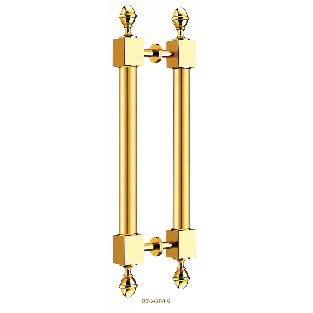 Raytel Solid brass Exquisite Sculptured Pull Handle for Commercial Door RT343