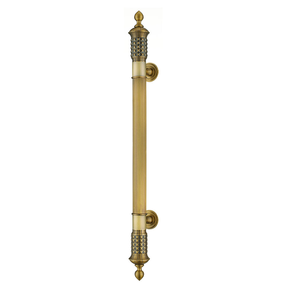 Raytel Solid brass Exquisite Sculptured Pull Handle for Commercial Door RT372