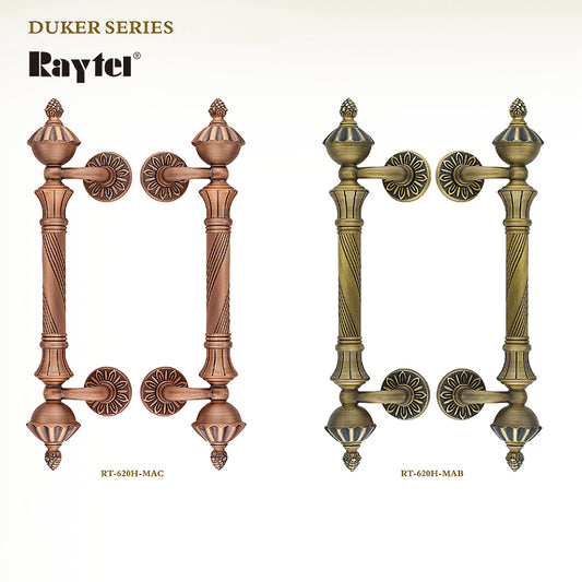 Raytel Classic Solid Brass Architectural Sculptured Door Pull Handle RT620H