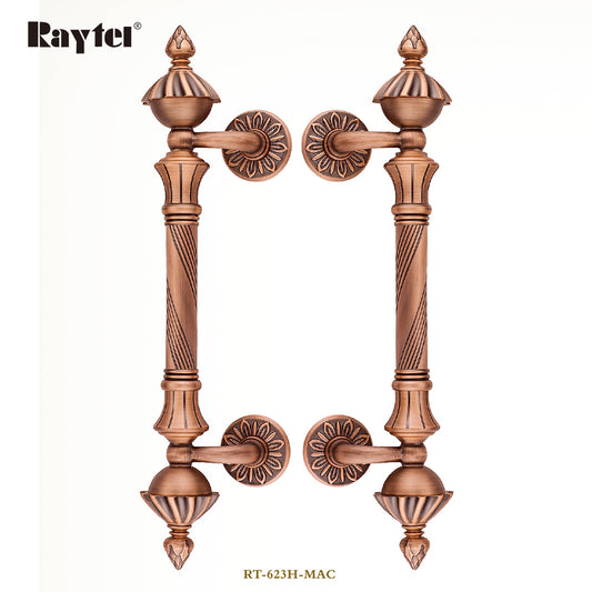 Raytel Classic Solid Brass Architectural Sculptured Door Pull Handle RT623H