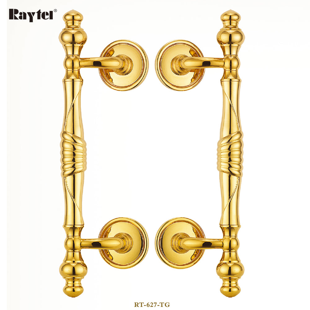 Raytel Classic Solid Brass Architectural Sculptured Door Pull Handle RT627