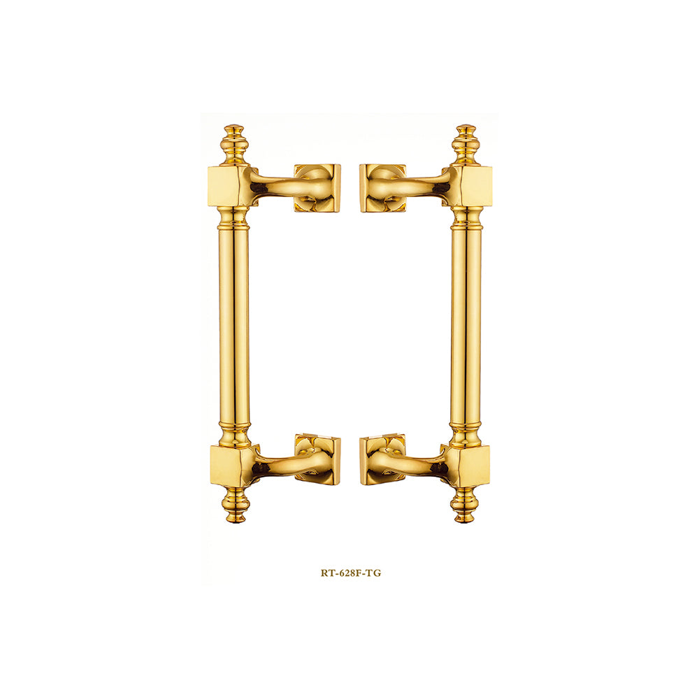 Raytel Classic Solid Brass Architectural Sculptured Door Pull Handle RT628