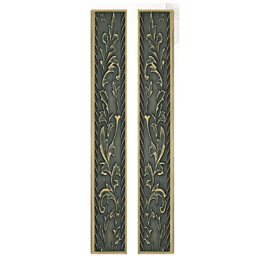 Raytel Heritage Solid Brass Exquisite Sculptured Sliding Door Handle RT646