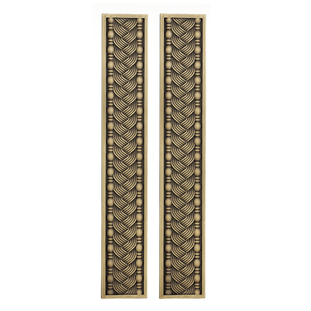 Raytel Heritage Solid Brass Exquisite Sculptured Sliding Door Handle RT681