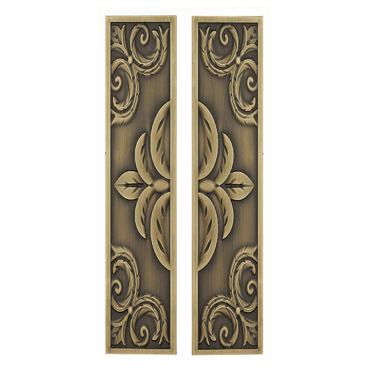 Raytel Heritage Solid Brass Exquisite Sculptured Sliding Door Handle RT682